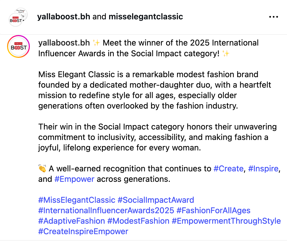 #Modest Fashion for Social Impact