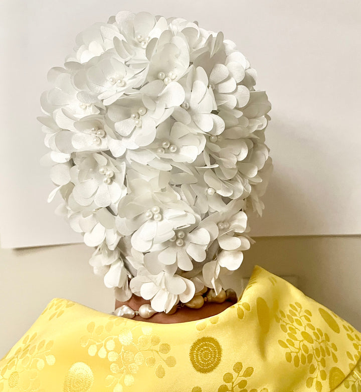 1. PRE-ORDER NEW: Beautiful white flower hat!